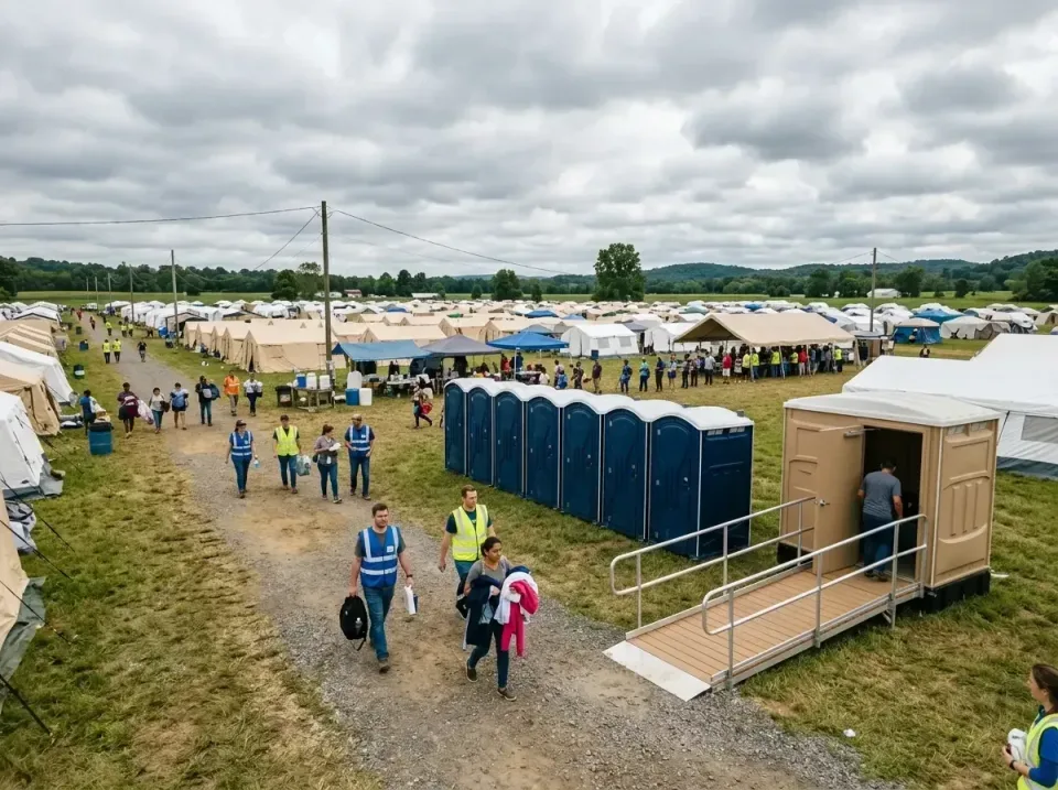 disaster-relief-camp-restrooms-010 — frequently asked questions, Dumpster & Portable Bathrooms Rental in Carrollton, IL